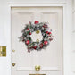 Big Baublebow Xmas Red Berries Christmas Door Wreath