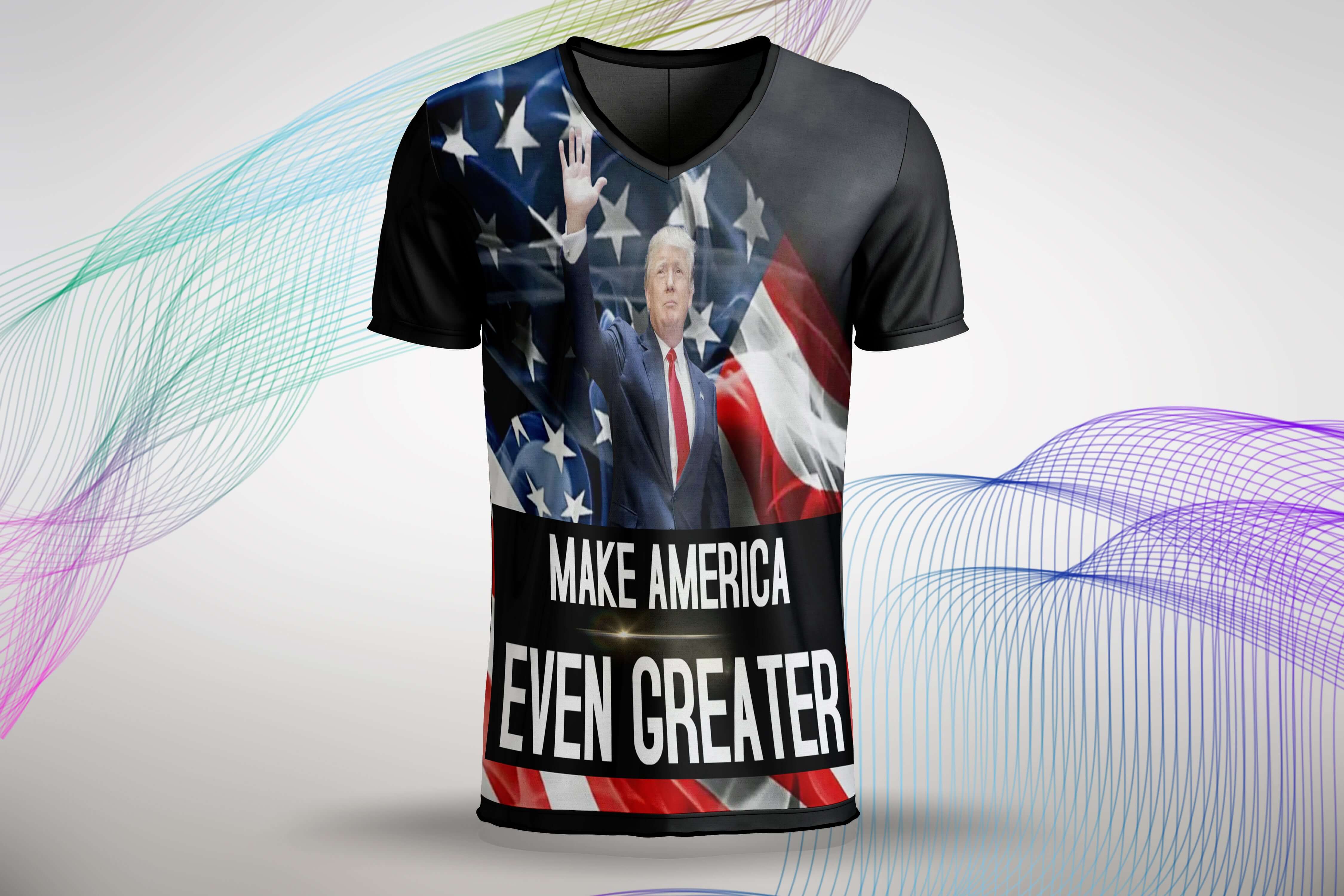 Make America Great Again Trump Black Shirt