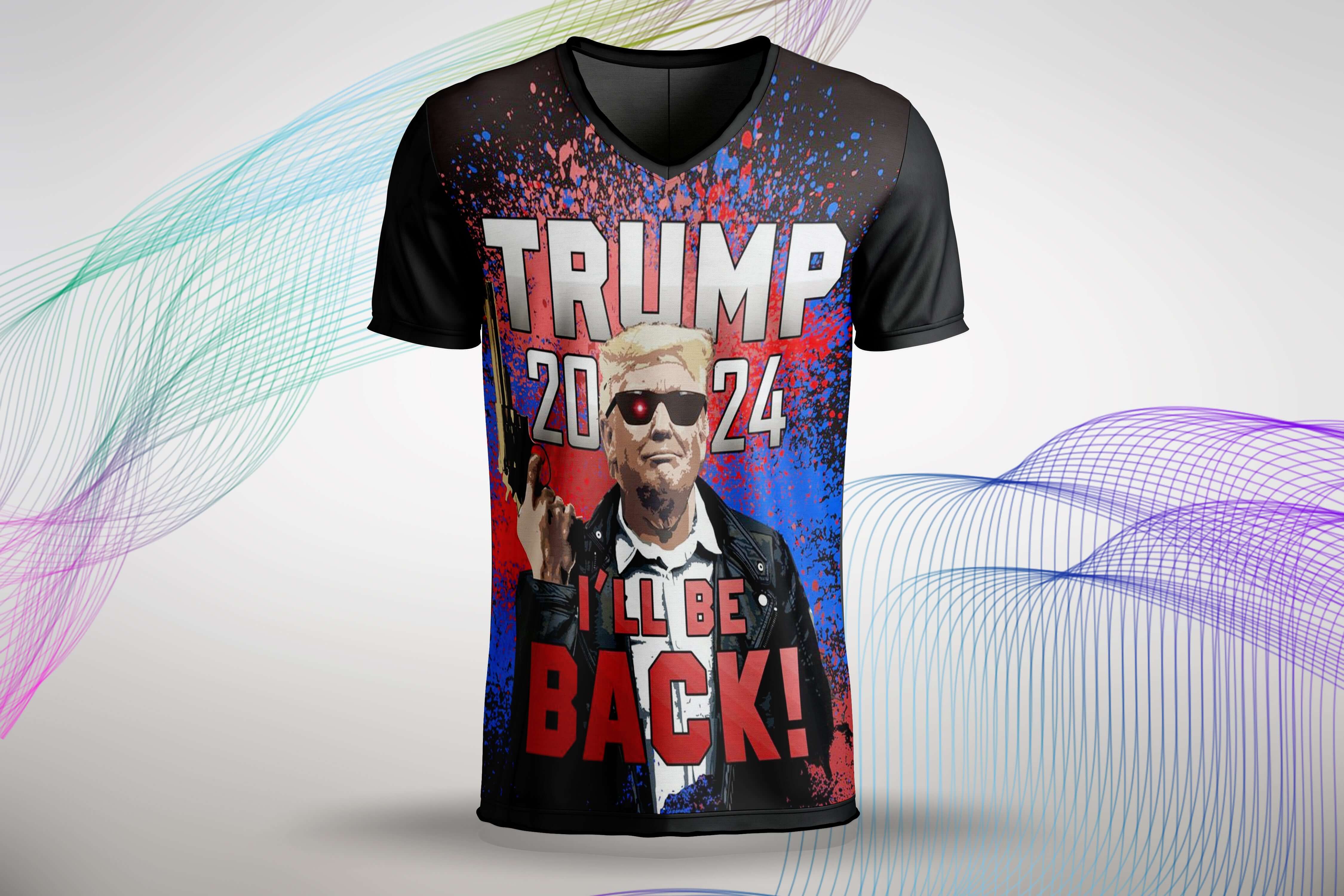 Trump Will Be Back Black T-shirt