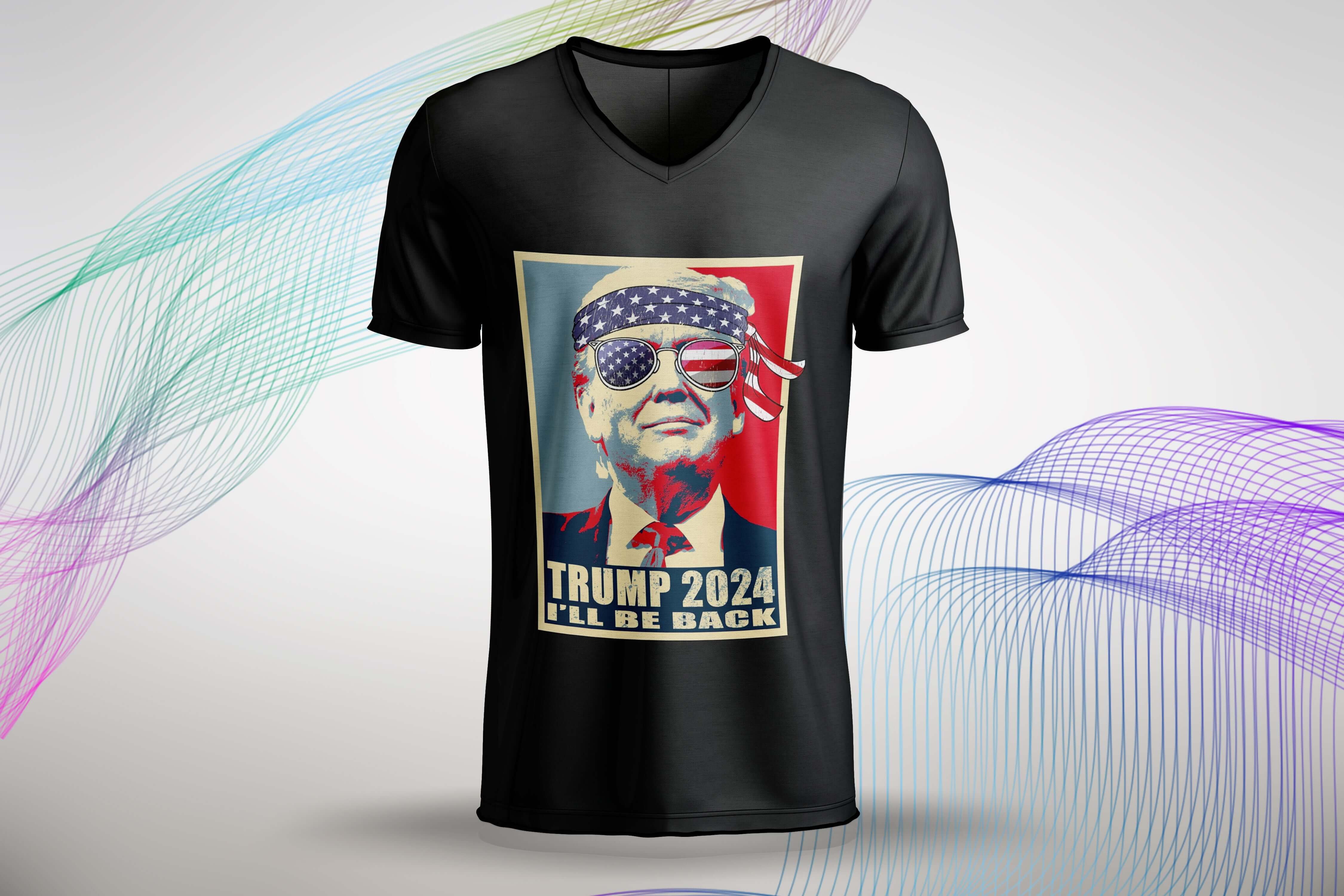 Trump: I'll Be Back Black T-shirt