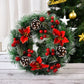 Christmas Decorations Wreath Wreath Window Arrangement