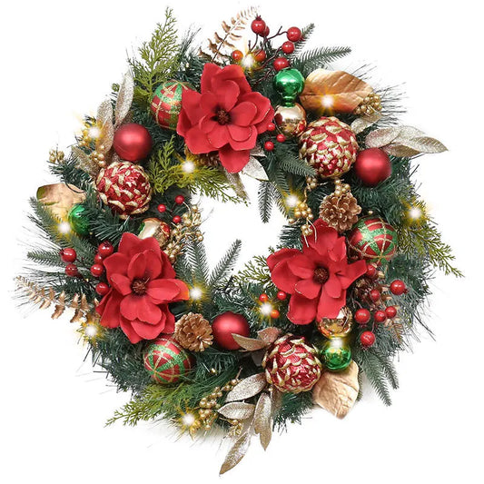 Christmas Tree Decor Cabinet Artificial Large Wreath