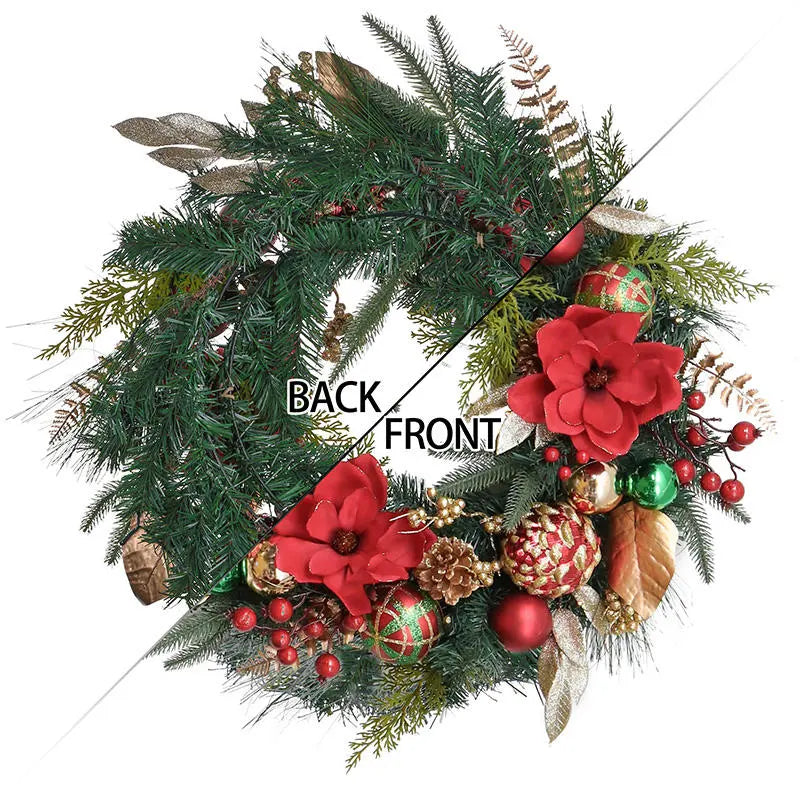 Christmas Tree Decor Cabinet Artificial Large Wreath