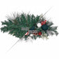 Christmas Wreath Home Ornaments Gifts with Candle Holder