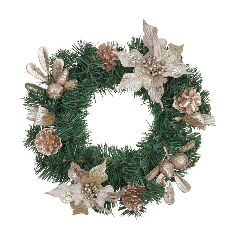 Craft Supplies Artificial Green Christmas Tree Garland Wreath