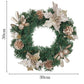 Craft Supplies Artificial Green Christmas Tree Garland Wreath