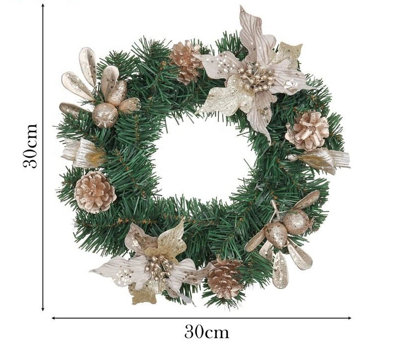 Craft Supplies Artificial Green Christmas Tree Garland Wreath