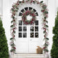 Christmas Berry Pinecone Garland Wreath