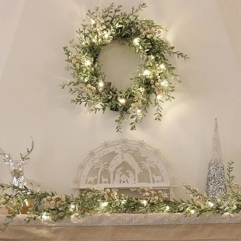 Valery Madelyn 6 Feet/183cm Pre-Lit Christmas Garland