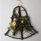 Small Bell Shape Christmas Wreath Wall Door Window Hanging Decorations