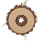 Red Deer Pine Withsnow Door Tree Christmas Wreath