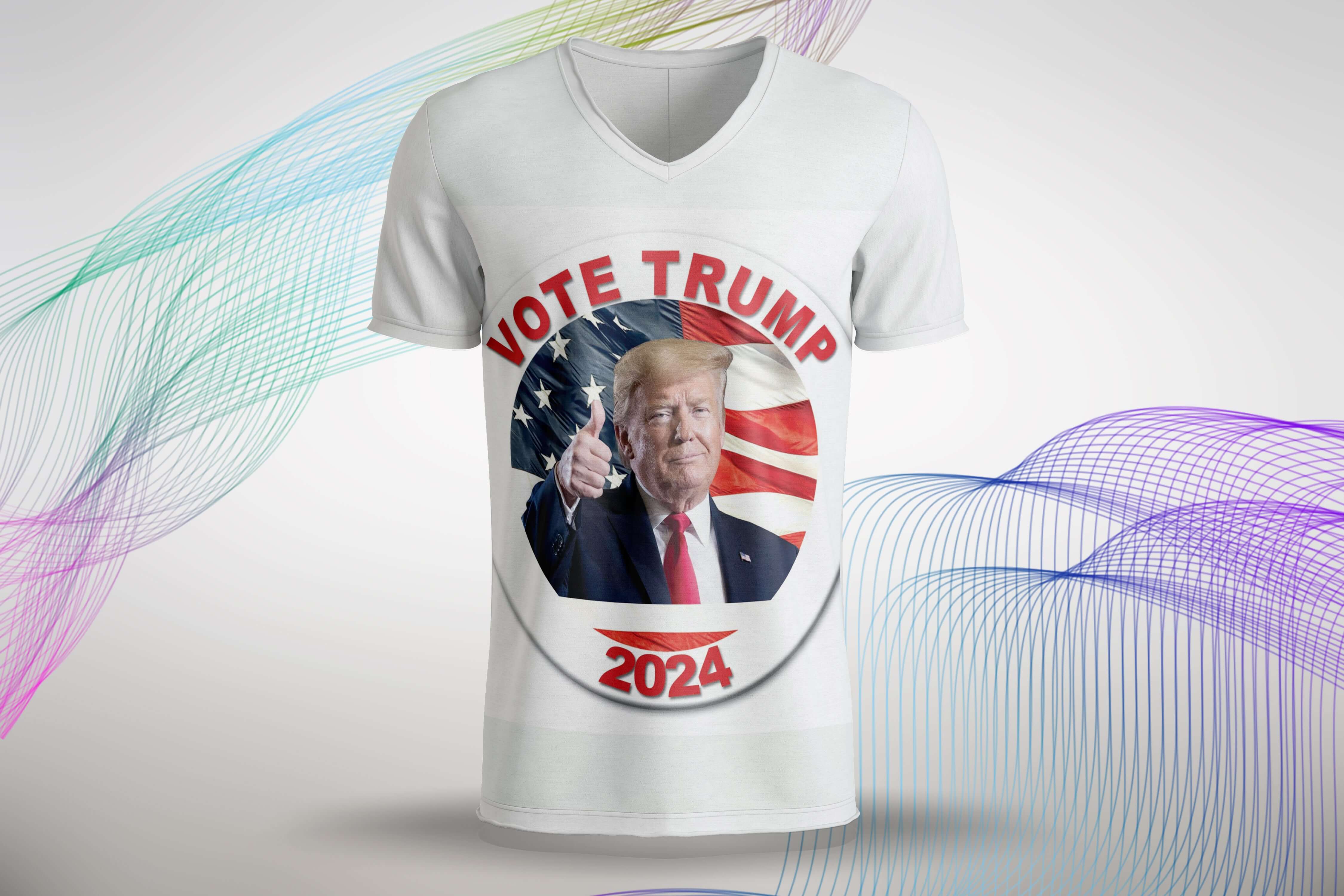 Vote for Trump T-shirt Donald Trump 2024 Re-election Campaign Shirt US presidentiaon Tshirtl electi