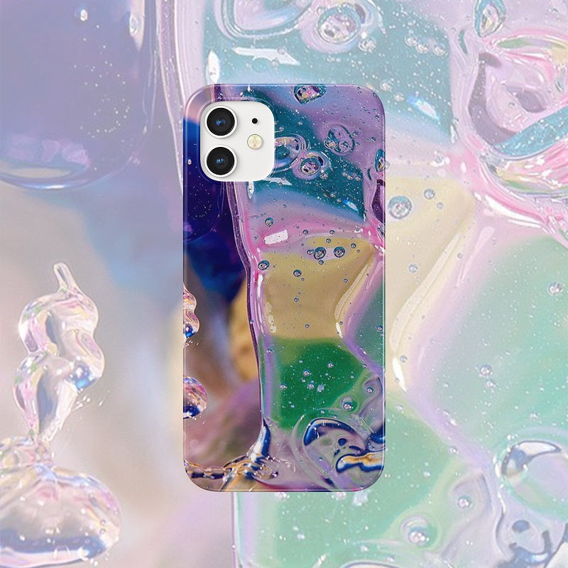 Colorful jelly phone case