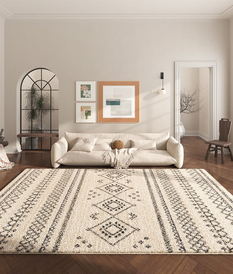 Abstract Contemporary Runner Rugs for Living Room, Modern Runner Rugs Next to Bed, Bathroom Runner Rugs, Kitchen Runner Rugs, Runner Rugs for Hallway