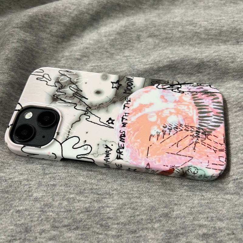 y2k graffiti phone case