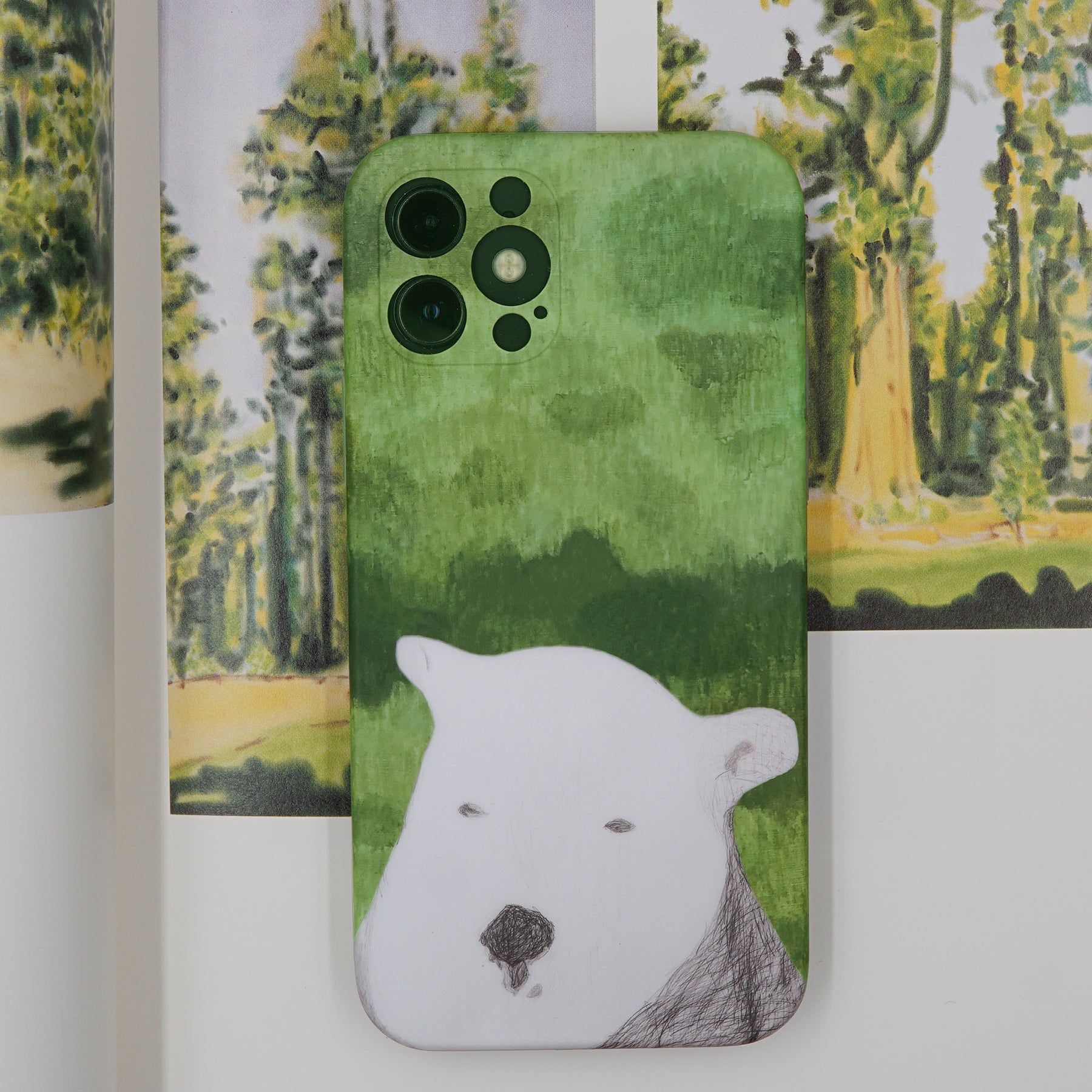 Doze moth love at first sight bear original Apple phone cases