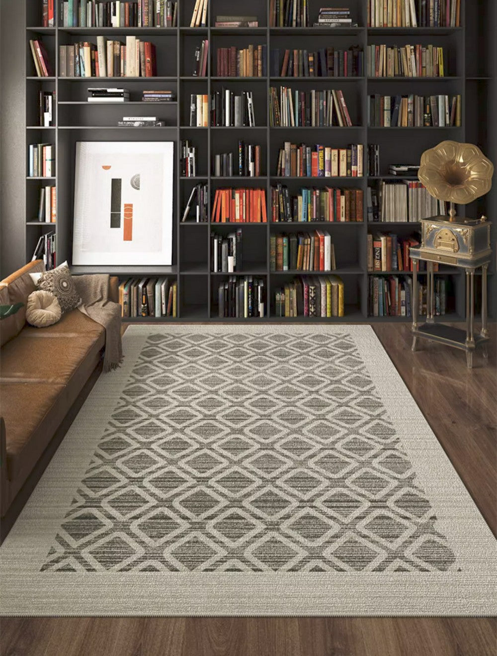 Abstract Contemporary Modern Rugs in Bedroom, Large Modern Living Room Rugs, Geometric Modern Area Rugs, Dining Room Floor Carpets