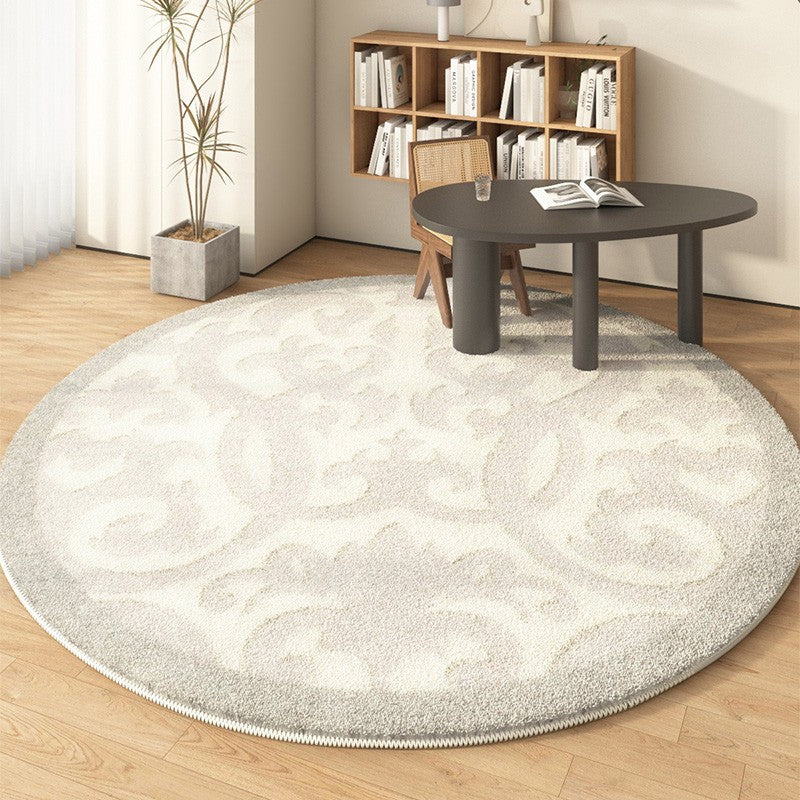 Large Modern Area Rugs under Coffee Table, Dining Room Modern Rugs, Contemporary Modern Rugs for Bedroom, Abstract Geometric Round Rugs under Sofa