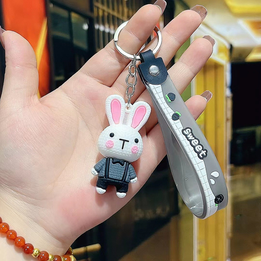 1pc Creative Rabbit Car Key Chain