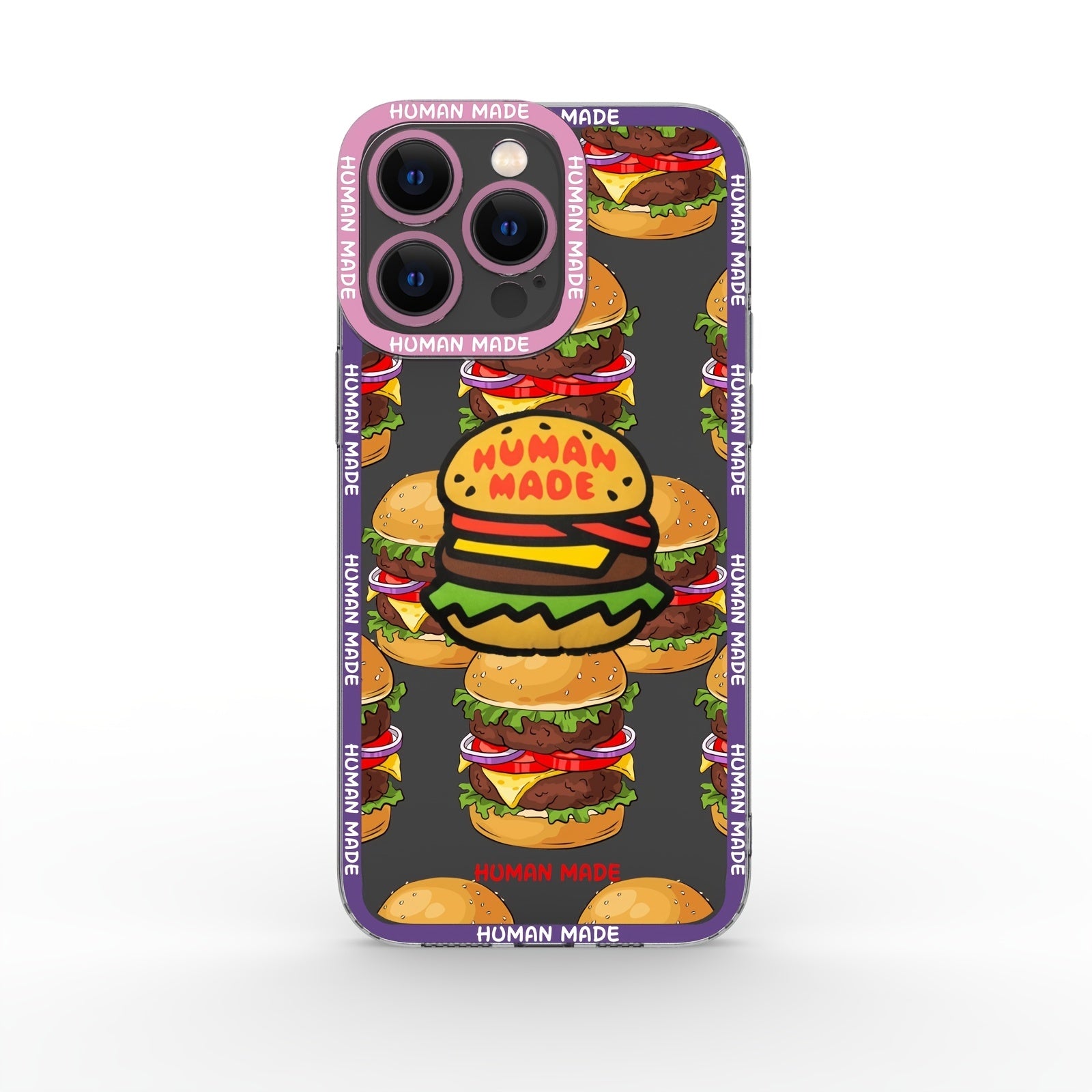 Soft Transparent Case With Burger Motif Phone Case For ,iPhone14/14Plus/14Pro/14ProMax ,iPhone13/13Mini/13Pro/13ProMax ,iPhone12/12Mini/12Pro/12ProMax, ,iPhone11/11Pro/11Pro Max ,iPhoneX/XS/XSMax ,iPhone8/8Plus/7/7Plus