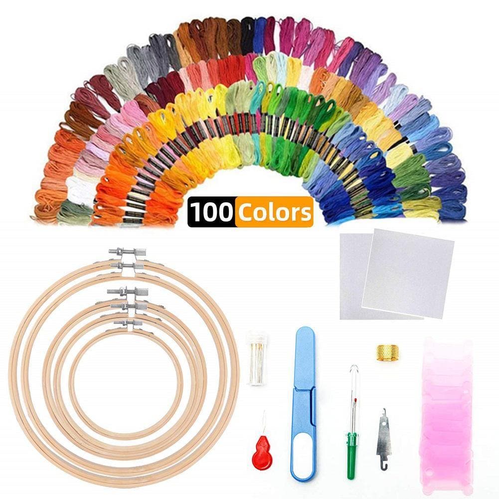 100 Colors Thread Kits - Cross Stitch Accessories ktclubs.com