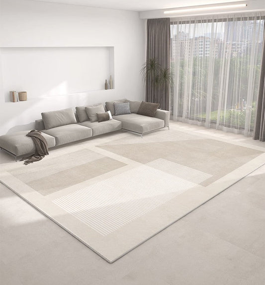 Contemporary Abstract Modern Rugs in Bedroom, Dining Room Modern Rugs, Modern Living Room Rug Placement Ideas, Modern Floor Carpets for Dining Room