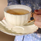 Unique Tea Cups and Saucers in Gift Box as Birthday Gift, Elegant Macaroon Ceramic Coffee Cups, Beautiful British Tea Cups, Creative Bone China Porcelain Tea Cup Set