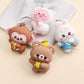 1pc Car Key Chain, Cartoon Bear Key Chain