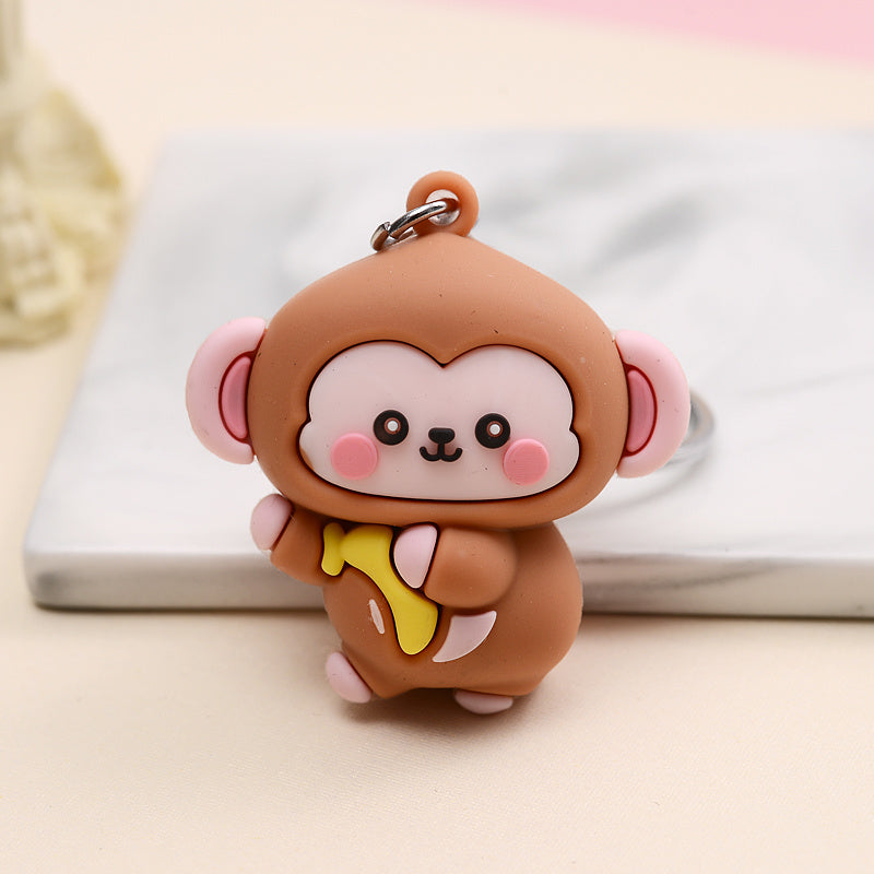 1pc Car Key Chain, Cartoon Bear Key Chain