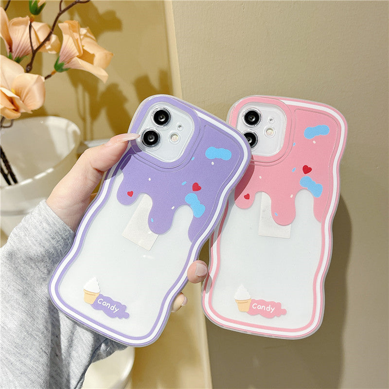 Fashion Candy Ice Cream Protective Mobile Phone Back Cover Case