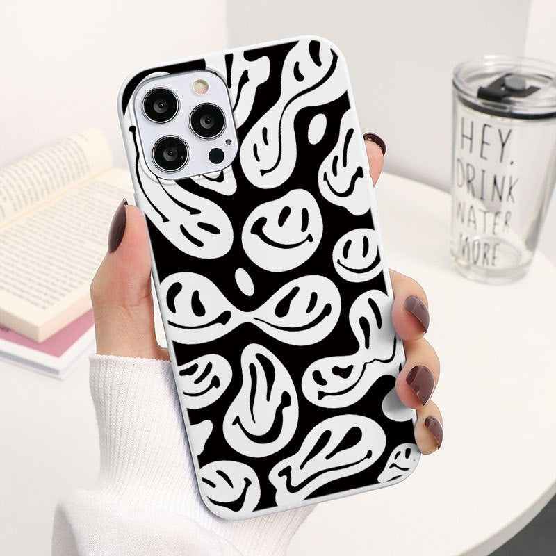 Cute Funny Trippy Happy  Face Phone Case