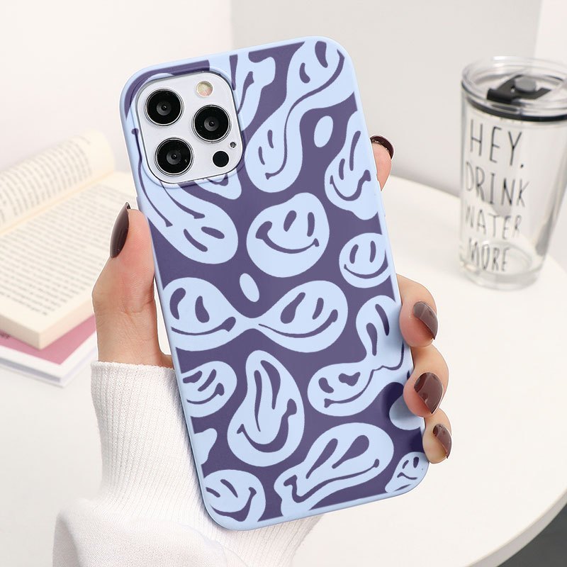 Cute Funny Trippy Happy  Face Phone Case