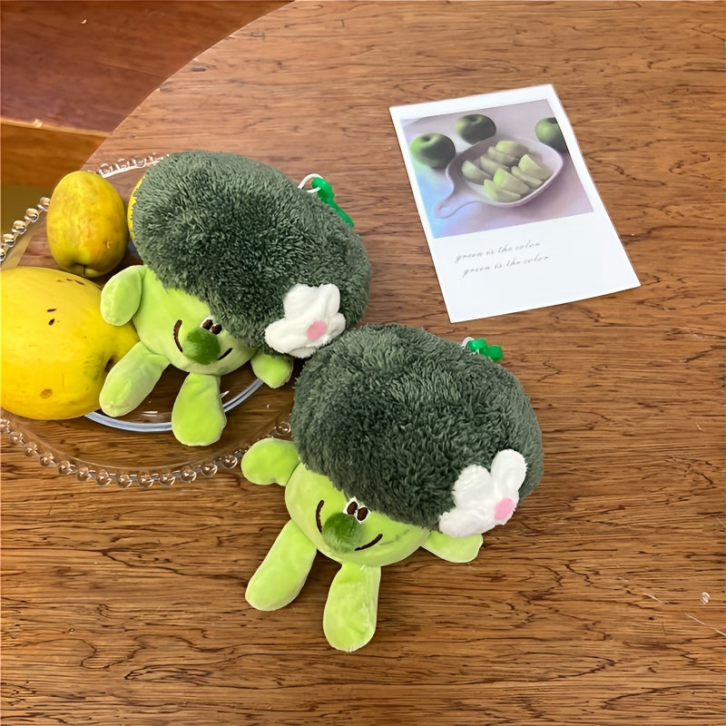 Broccoli Plush Pendant Keychain Cute Bag Pendant Decoration Gift