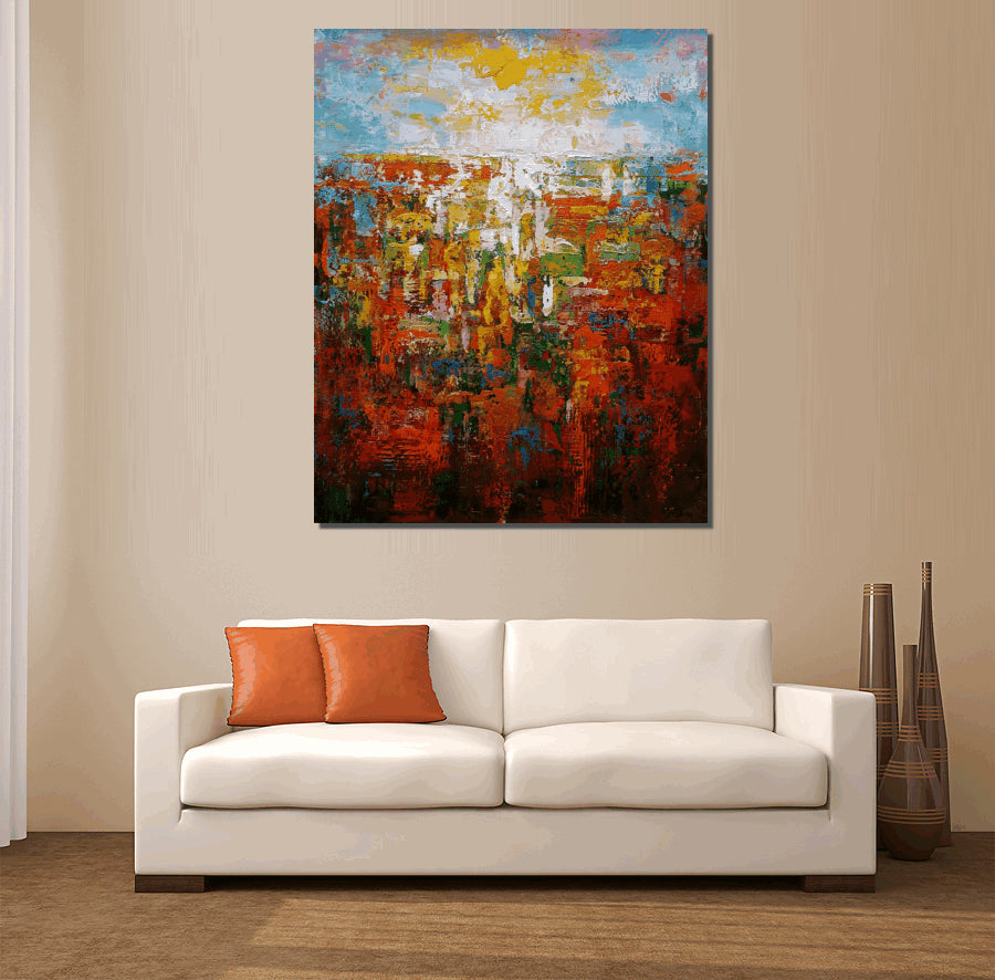 Large Art, Abstract Painting, Canvas Art, Canvas Wall Art, Original Art, Contemporary Art, Modern Art, Abstract Art, Landscape Wall Art