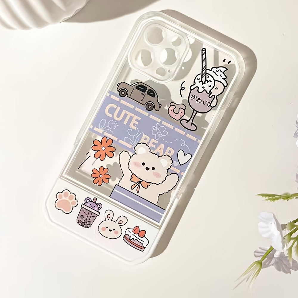 Cute Bear Ice Cream Mobile Phone Case