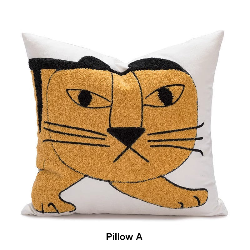 Tiger Decorative Pillows for Kids Room, Modern Pillow Covers, Modern Decorative Sofa Pillows, Decorative Throw Pillows for Couch