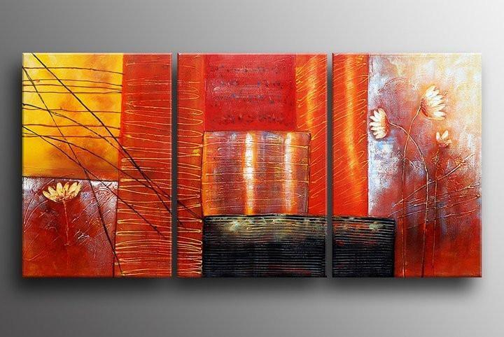 Red Abstract Painting, Abstract Art, Canvas Painting, Abstract Art for Sale