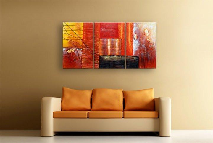 Red Abstract Painting, Abstract Art, Canvas Painting, Abstract Art for Sale