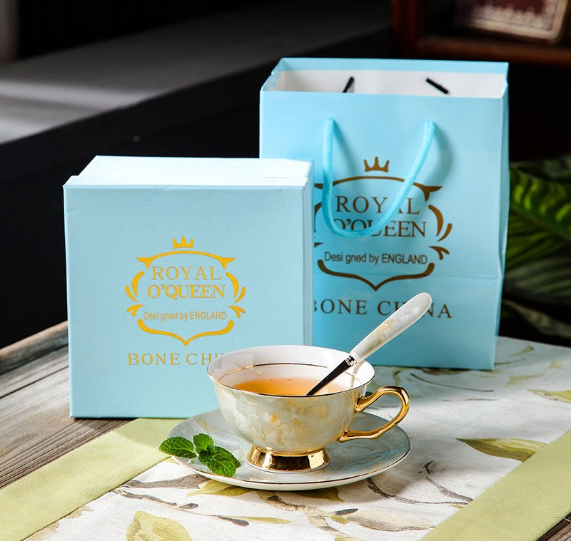 Elegant Ceramic Coffee Cups, Unique Tea Cups and Saucers in Gift Box as Birthday Gift, Beautiful British Tea Cups, Royal Bone China Porcelain Tea Cup Set
