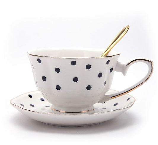 Unique Porcelain Cup and Saucer, Creative Ceramic Coffee Cups, Beautiful British Tea Cups, Creative Bone China Porcelain Tea Cup Set