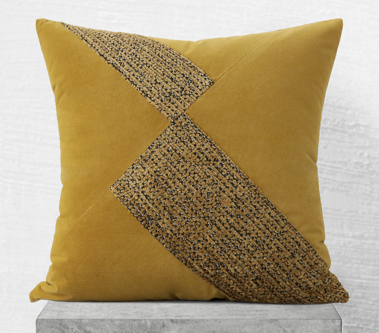 Modern Sofa Pillow, Modern Throw Pillows, Throw Pillows for Couch, Yellow Decorative Throw Pillow