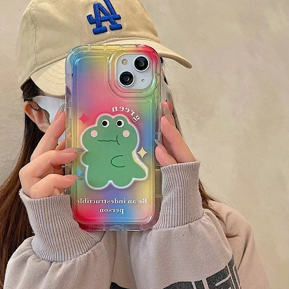 Three Little Cat Bear Dinosaur Best Friend Mobile Phone Case