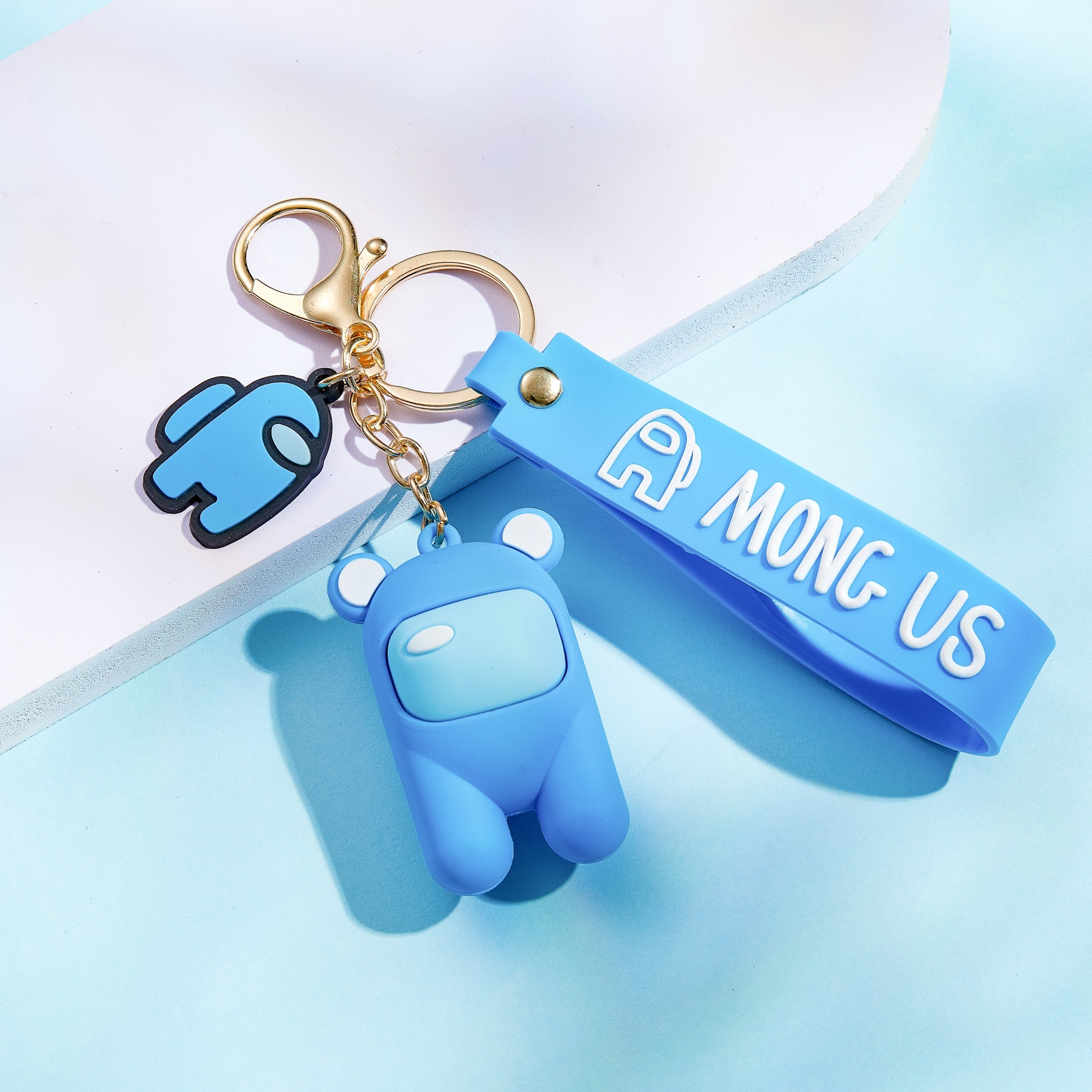 Trending "Among Us" Blue Crewmate Keychain