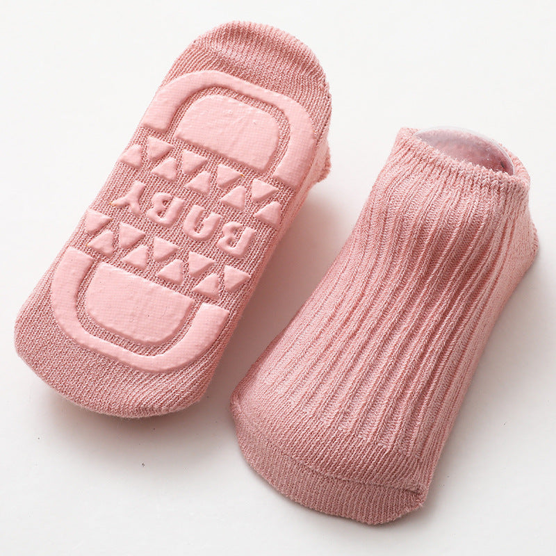 Baby Floor Socks Solid Color Thick Warm Anti-slip Toddler Socks Winter