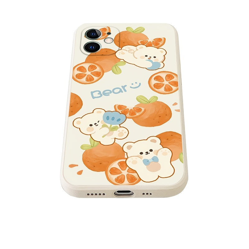 Orange Bear Phone Case