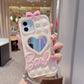 Heart Shape Mirror Silicone Phone Case