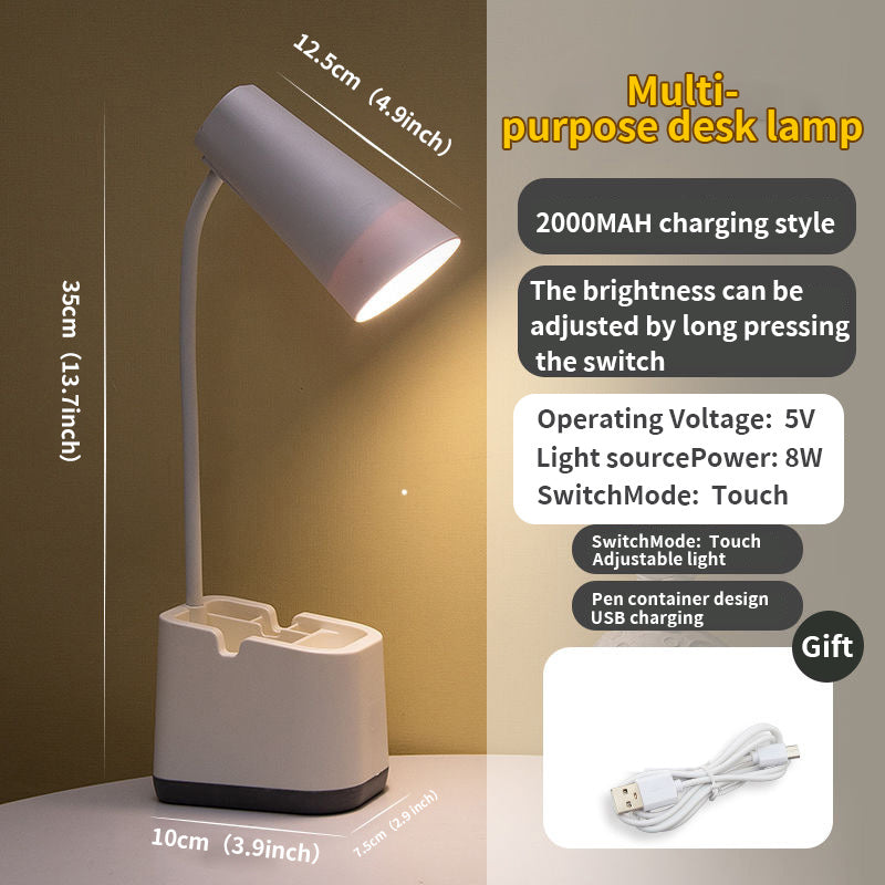 Desk lamp - Adjustable brightness and colour temperature, rechargeable