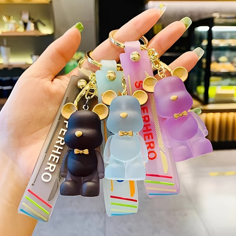 Acrylic Bear Keychain