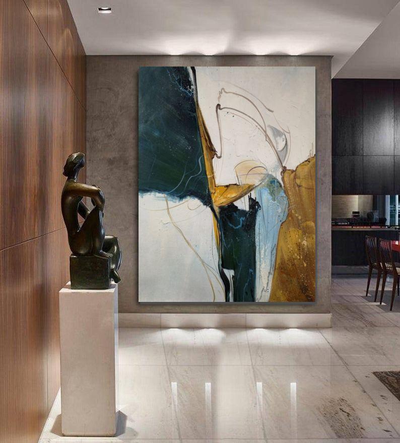 Large Abstract Paintings on Canvas, Hand Painted Canvas Art, Acrylic Paintings for Living Room, Large Painting for Sale