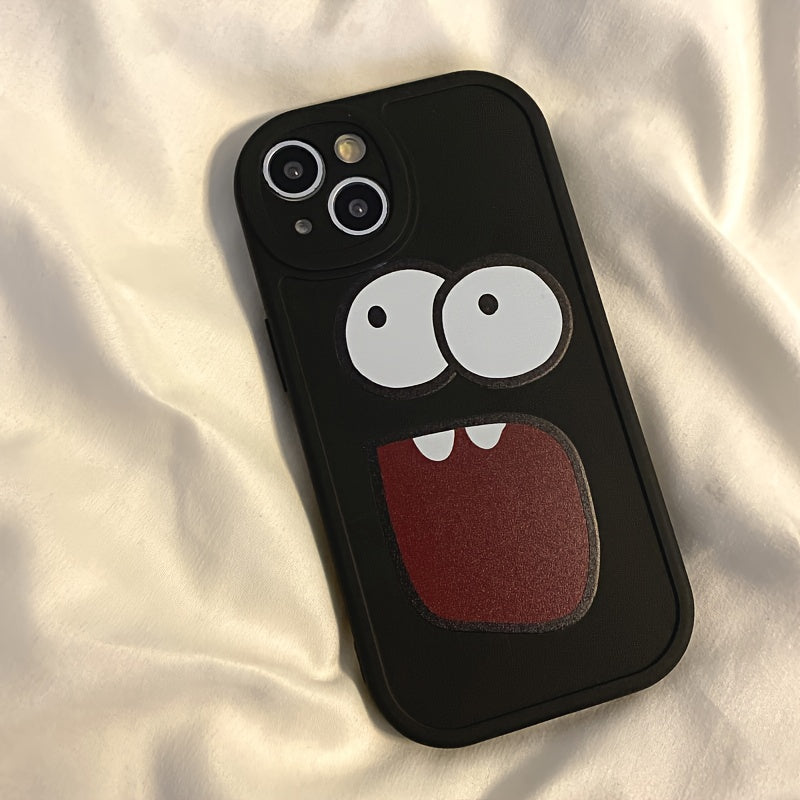 Cartoon Graffiti Surprised Expression Phone Case